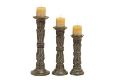 Candeleros de Madera